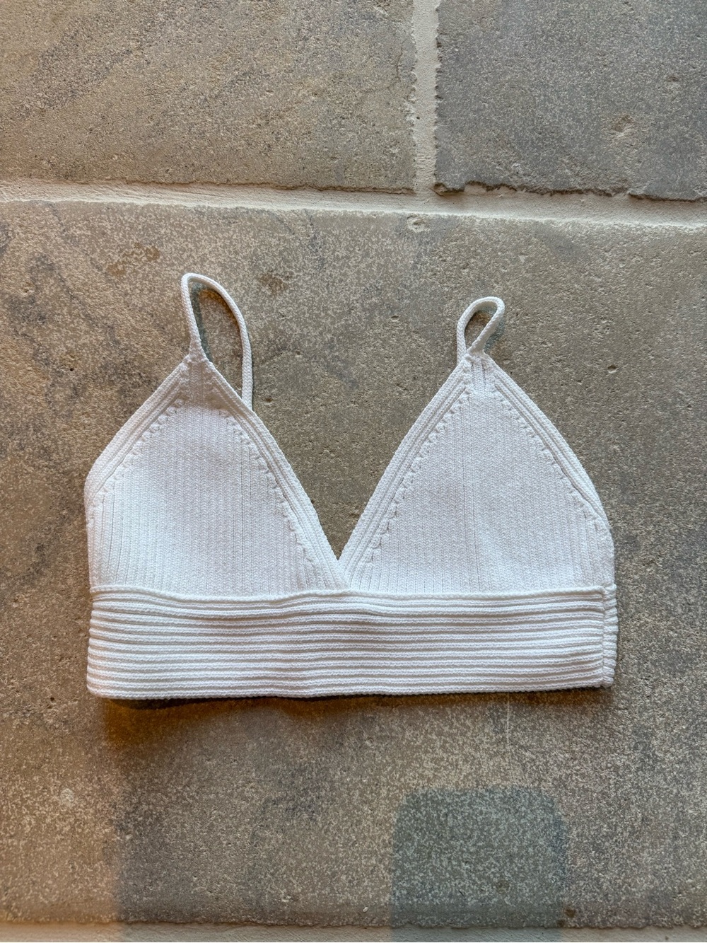 Zara knit bra top S